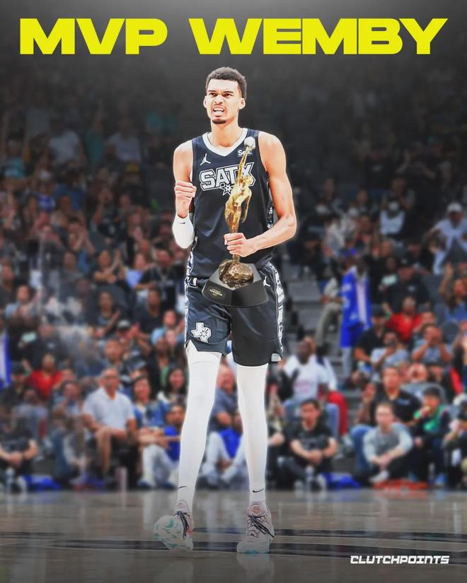 文班亚马连续两期登顶MVP榜单 亚历山大紧追其后