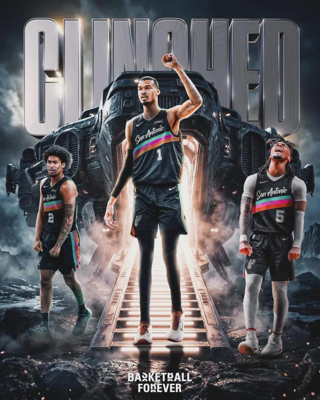 文班亚马连续两期登顶MVP榜单 亚历山大紧追其后